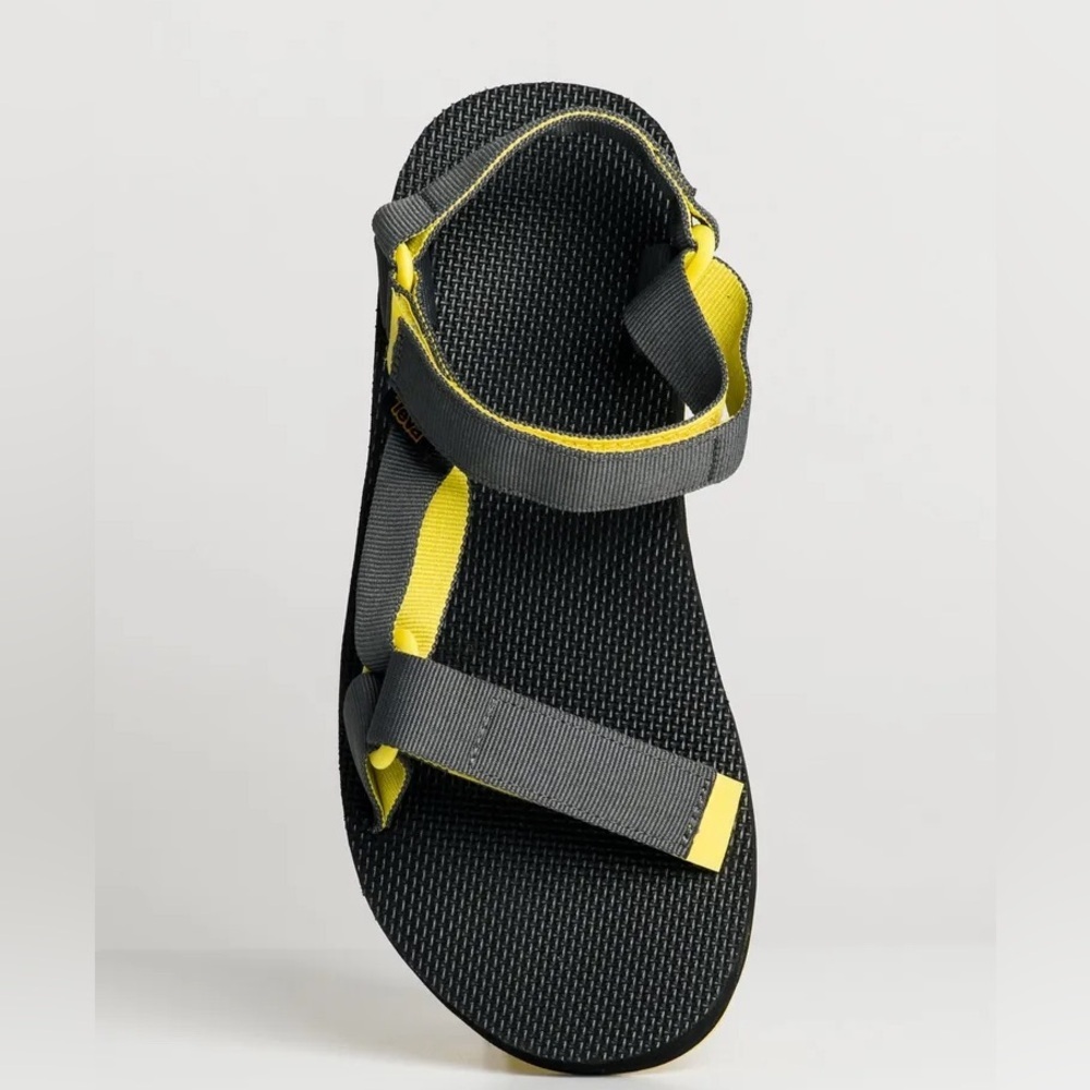🖤🖤 Mens Teva Original Universal Sandal Grey/yellow Size 12